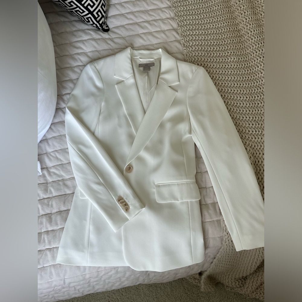 H&M White Blazer